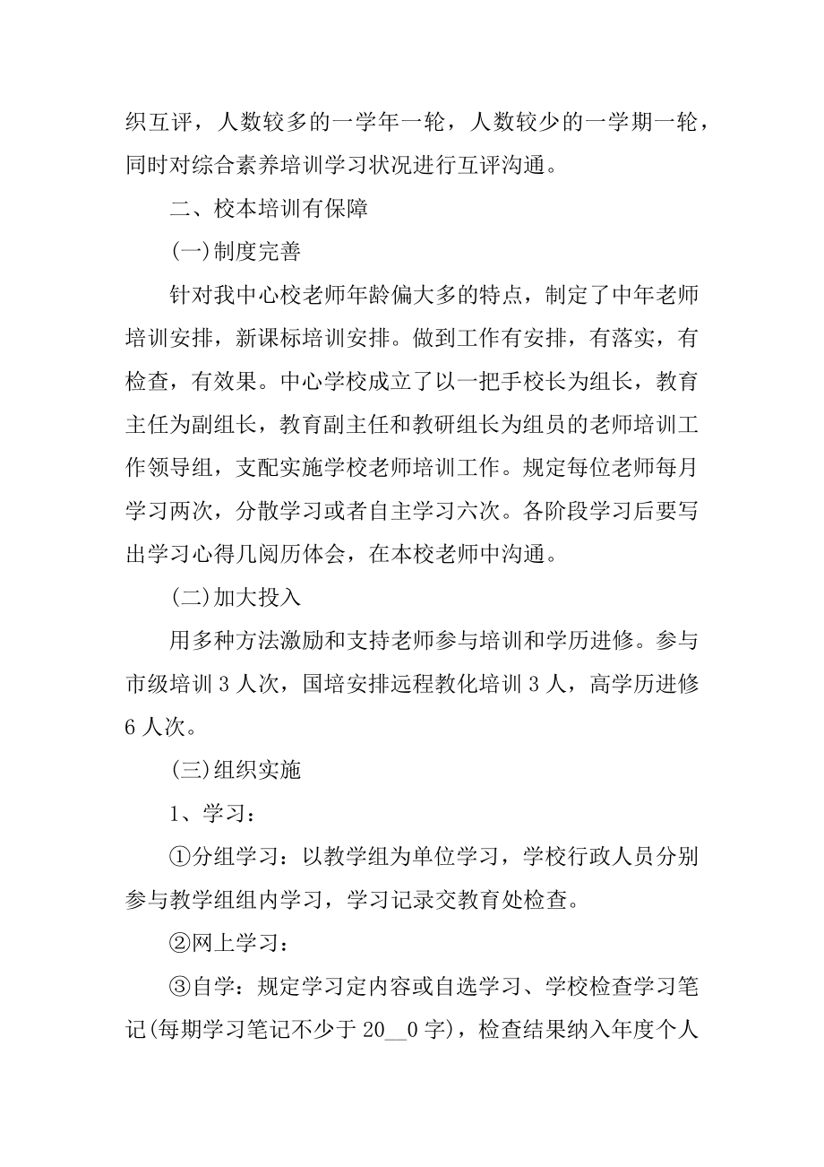 学校师训工作总结范文例文.docx_第2页