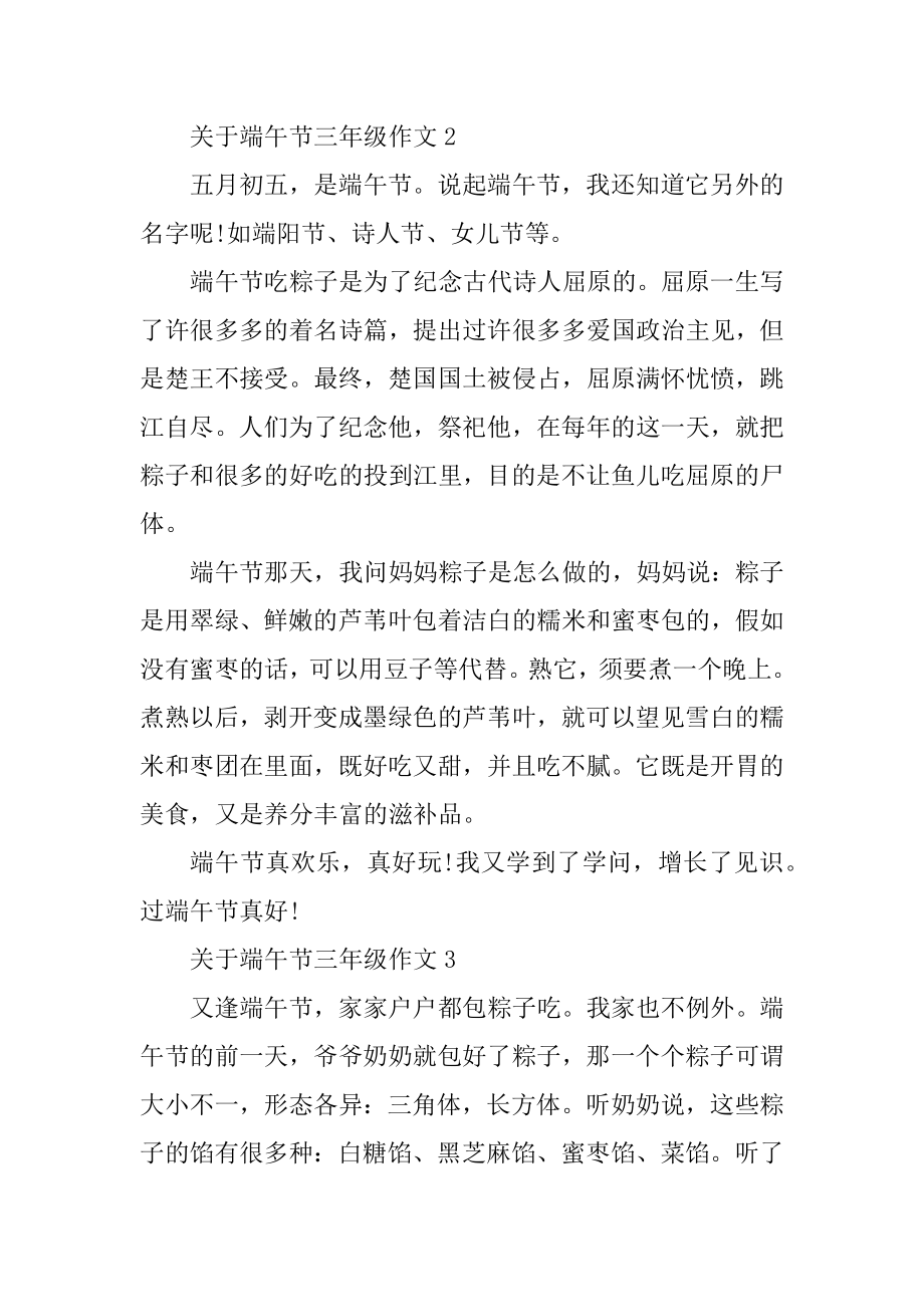 关于端午节三年级作文精选.docx_第2页