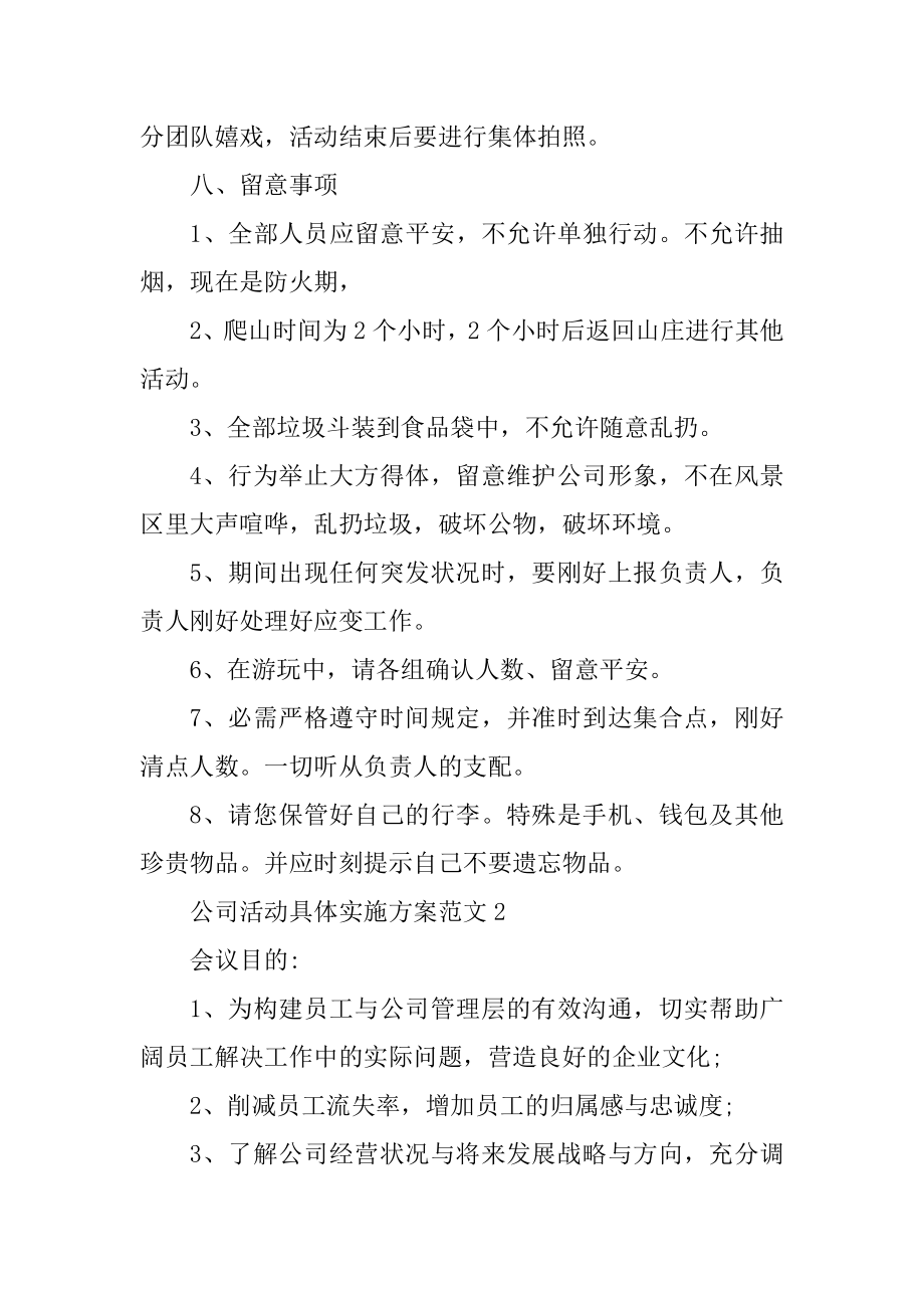 公司活动详细实施方案范文最新.docx_第2页