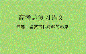 鉴赏古代诗歌的形象.ppt