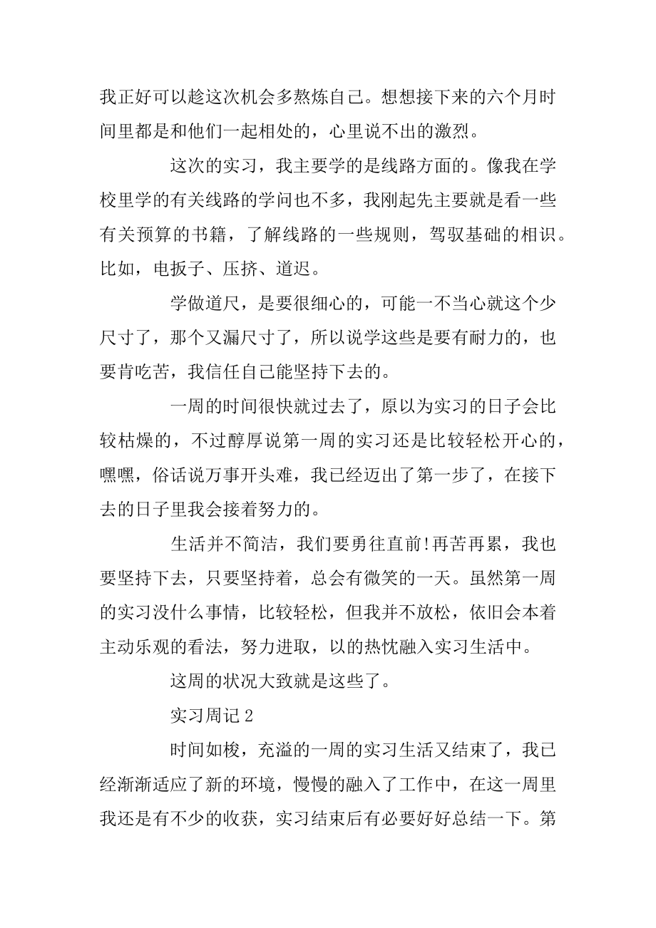 200字建筑实习周记范文精选.docx_第2页