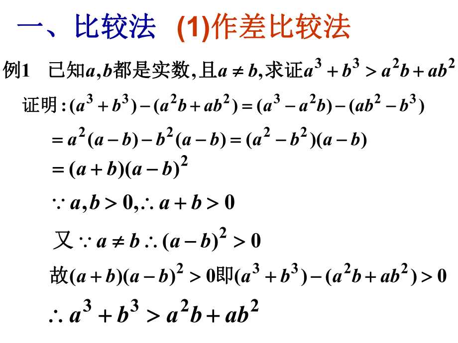 证明不等式的基本方法-比较法.ppt_第2页