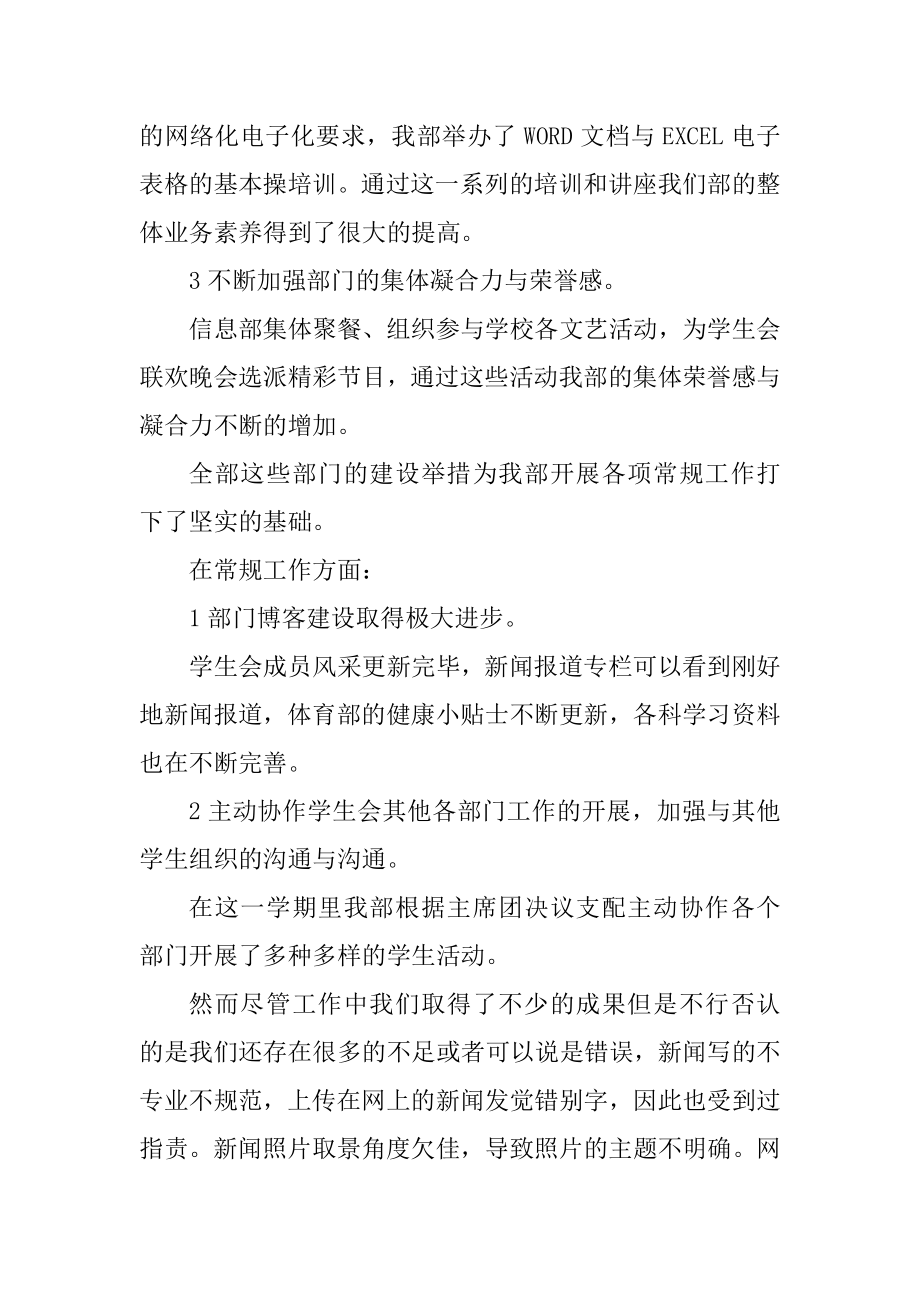 信息部个人年度工作总结范例.docx_第2页