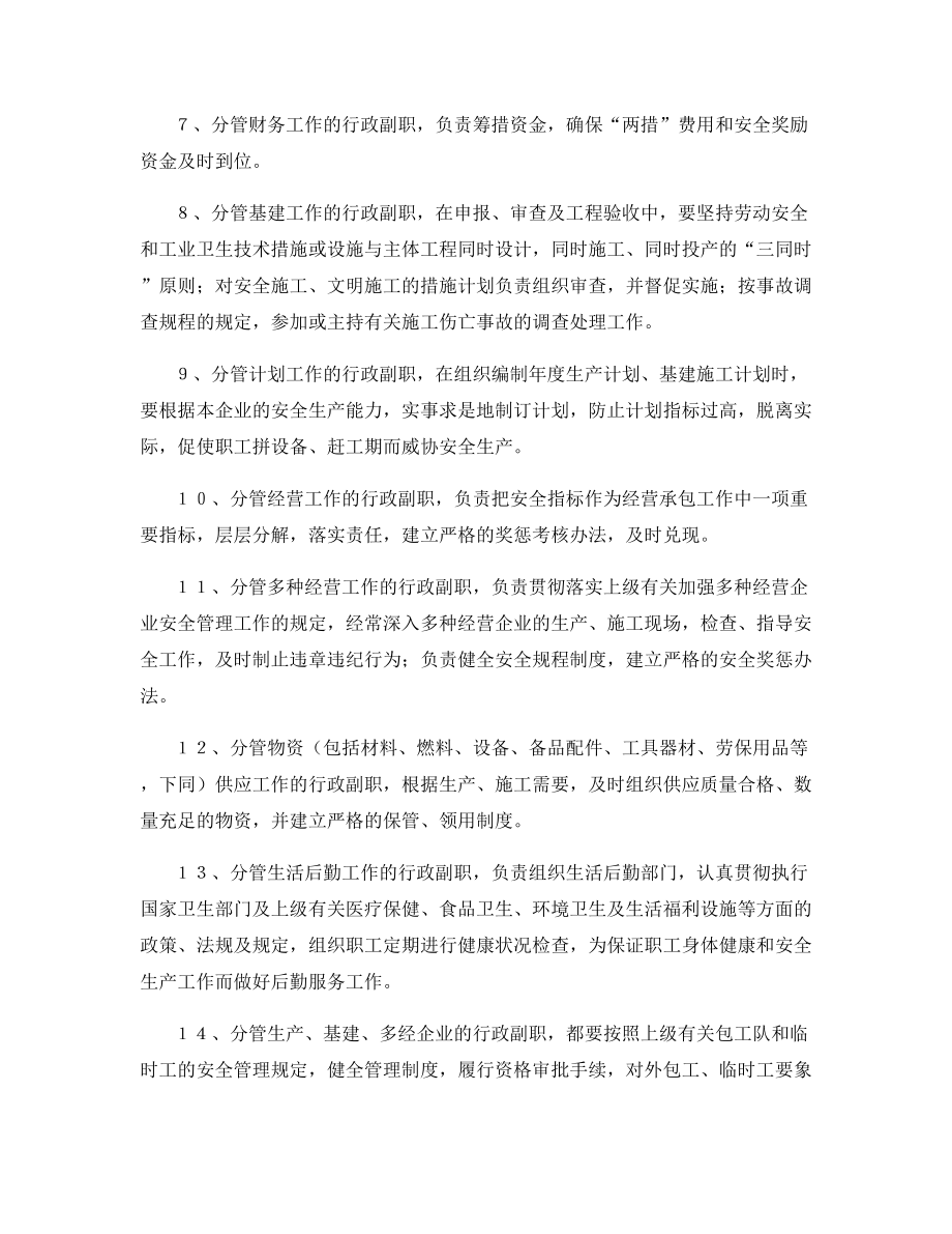 企业其他行政副职的安全职责.docx_第2页