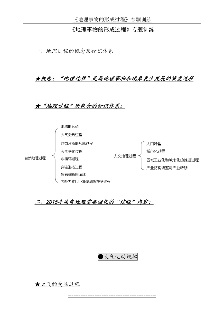 《地理事物的形成过程》专题训练-(1).doc_第2页