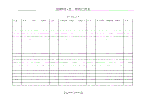 跑冒滴漏记录本(共2页).doc