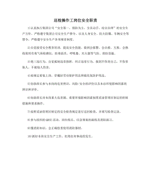 巡检操作工岗位安全职责.docx