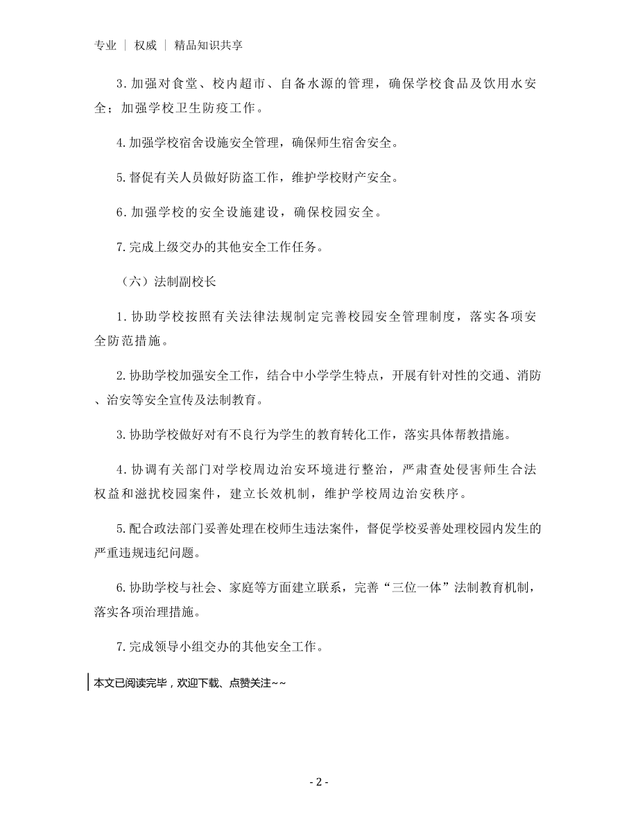 分管安全工作教学副校长职责.docx_第2页