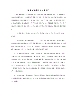 玉米灰斑病防治技术要点.docx