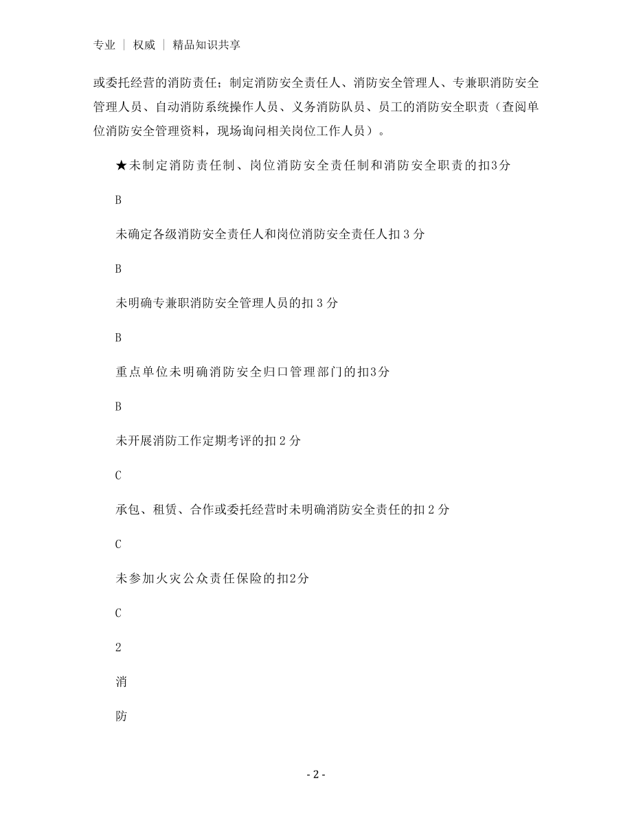 公共娱乐场所消防安全标准化管理评定细则.docx_第2页