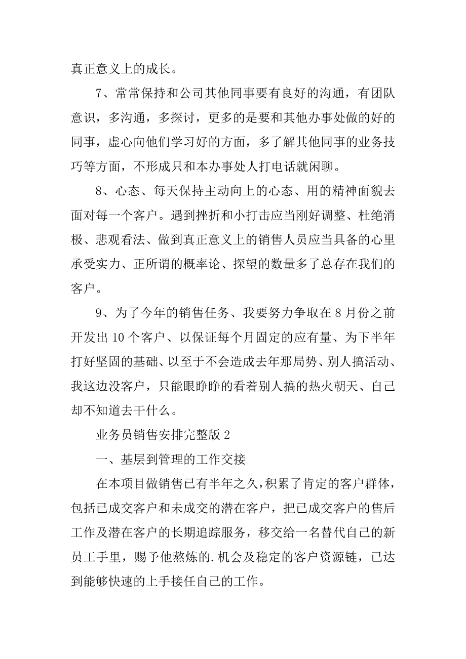 业务员销售计划完整版10篇汇总.docx_第2页