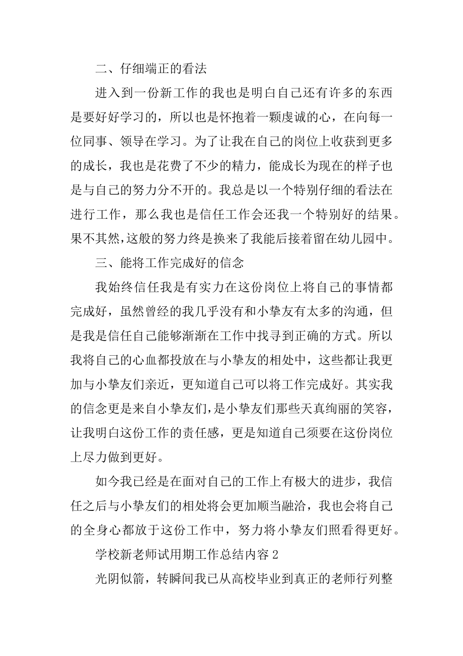 学校新教师试用期工作总结内容精编.docx_第2页