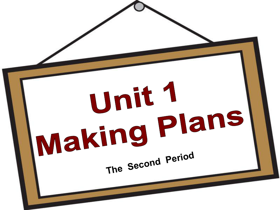 Unit1MakingPlans单词句子.pptx_第1页