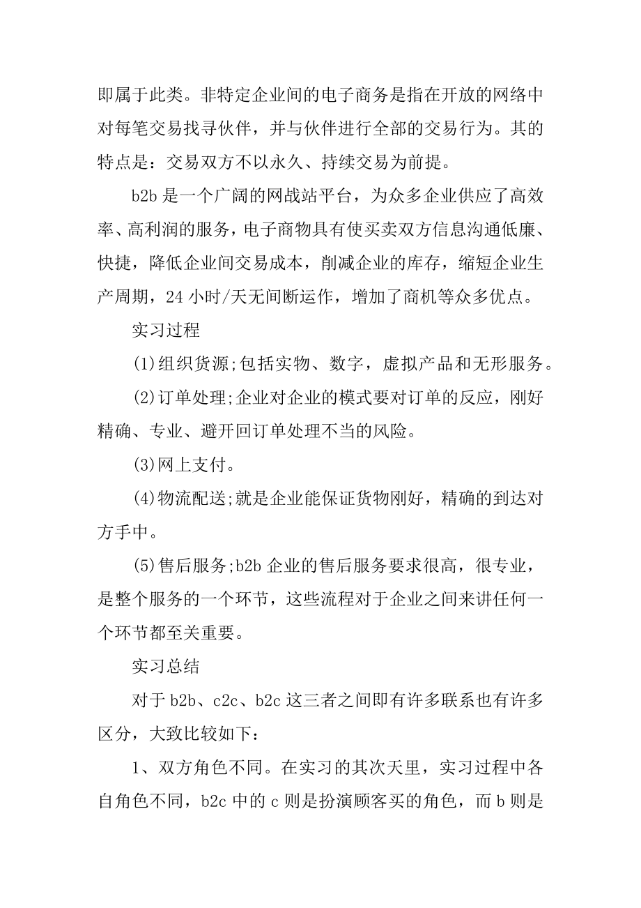 电子商务实习报告总结精选.docx_第2页