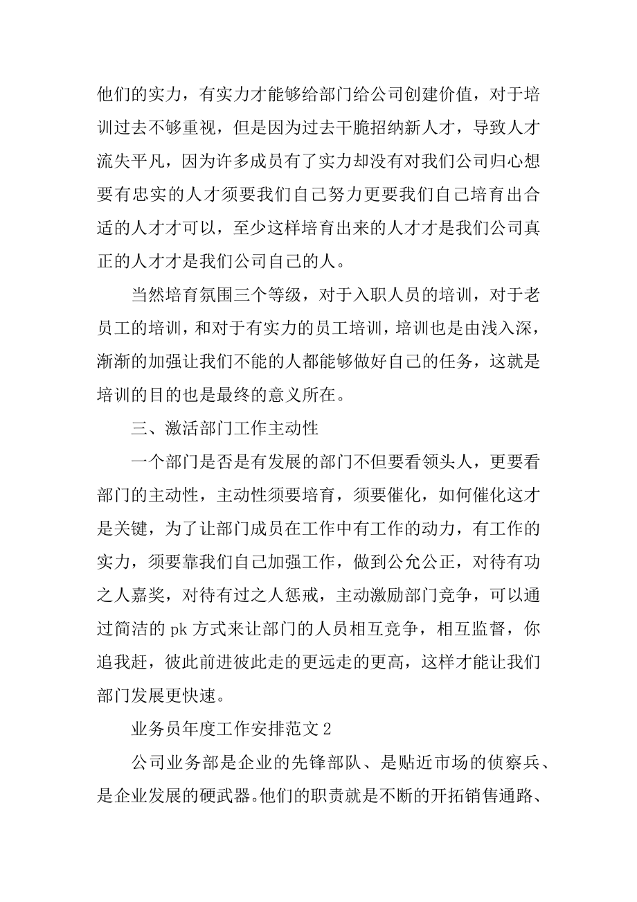 业务员年度工作计划范文范例.docx_第2页