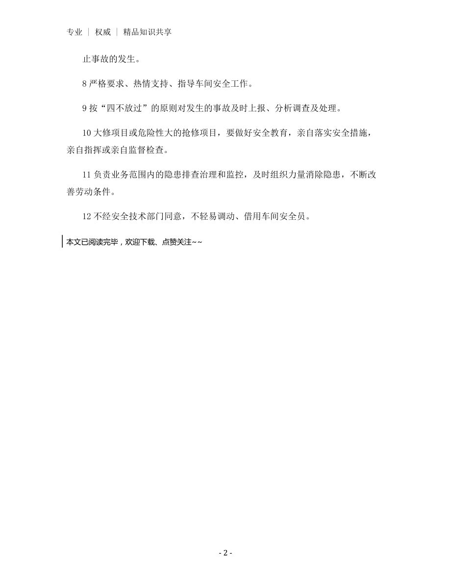 锅炉车间主任安全职责.docx_第2页