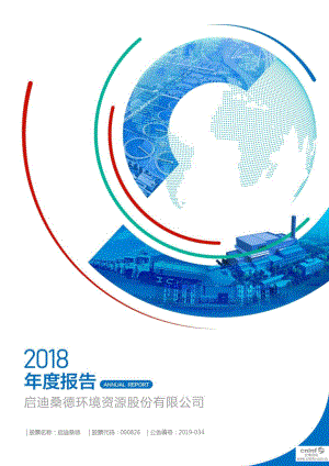 启迪桑德：2018年年度报告.PDF