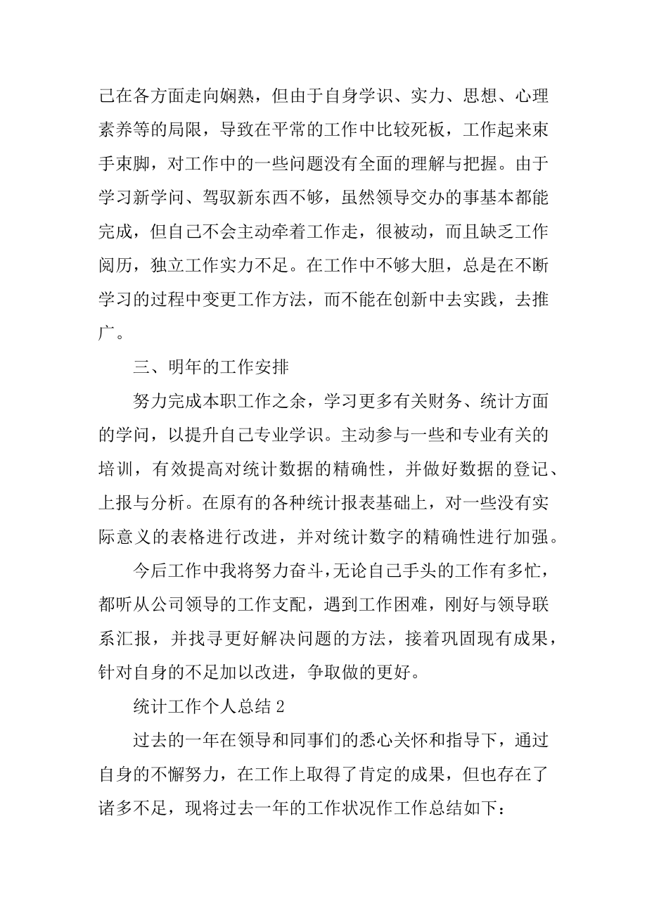 统计工作个人总结范文范本.docx_第2页