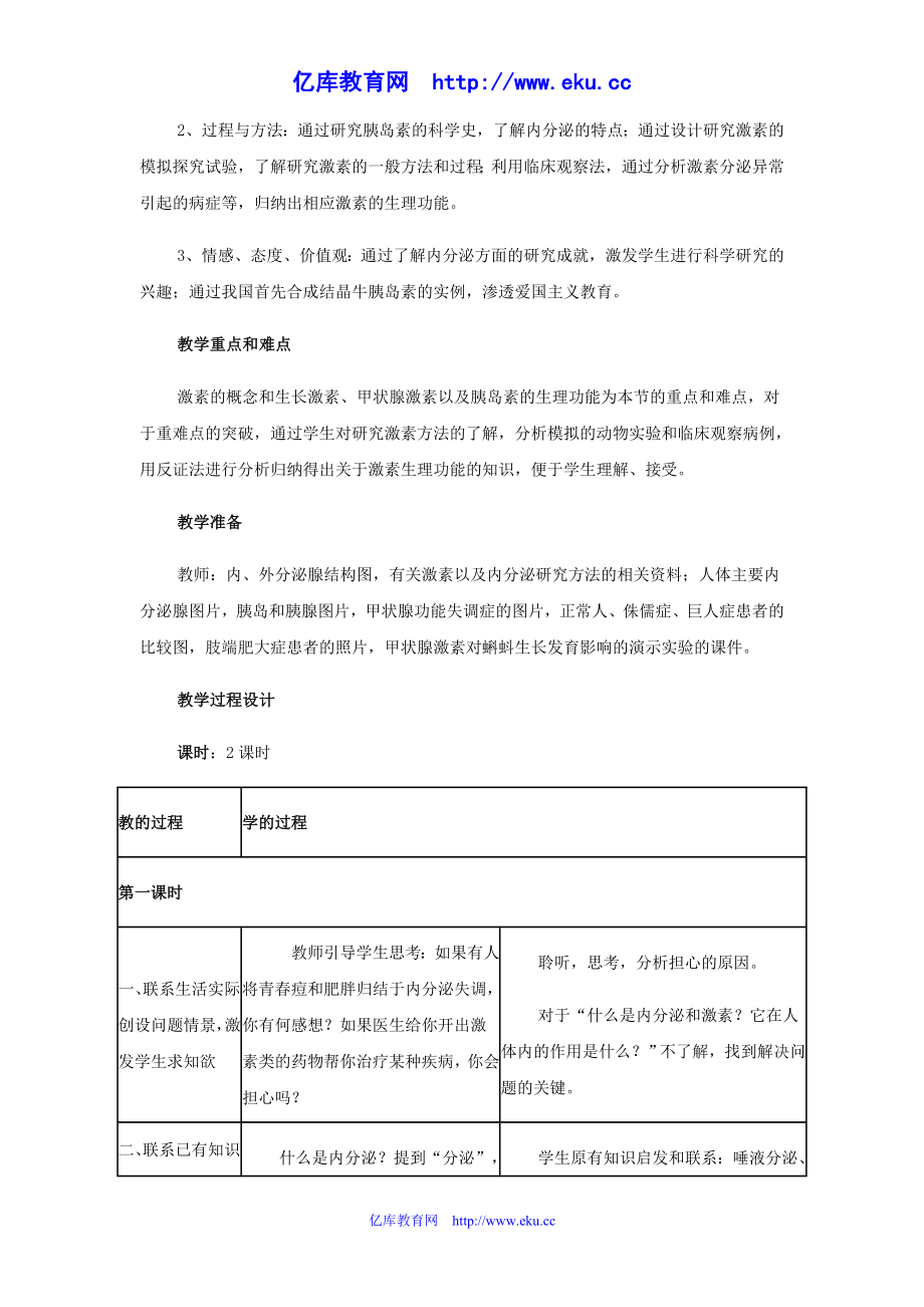 第四单元第六章第四节激素调节教学设计.doc_第2页