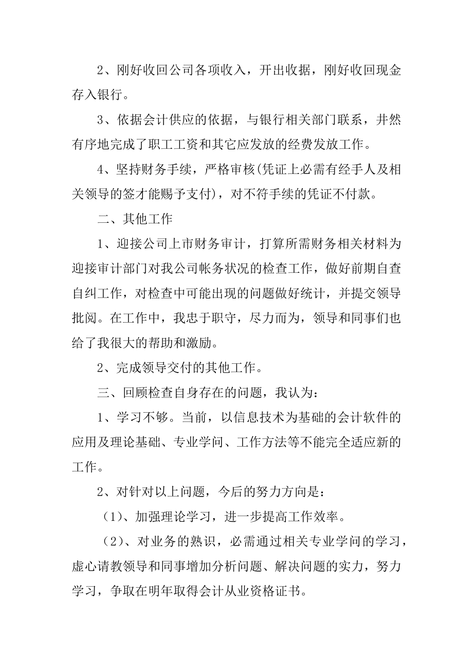 财务个人年终工作总结精品.docx_第2页