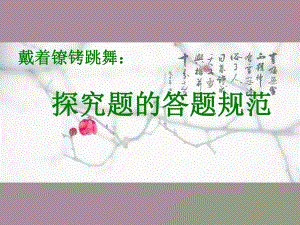 探究题目答题技巧讲课.ppt