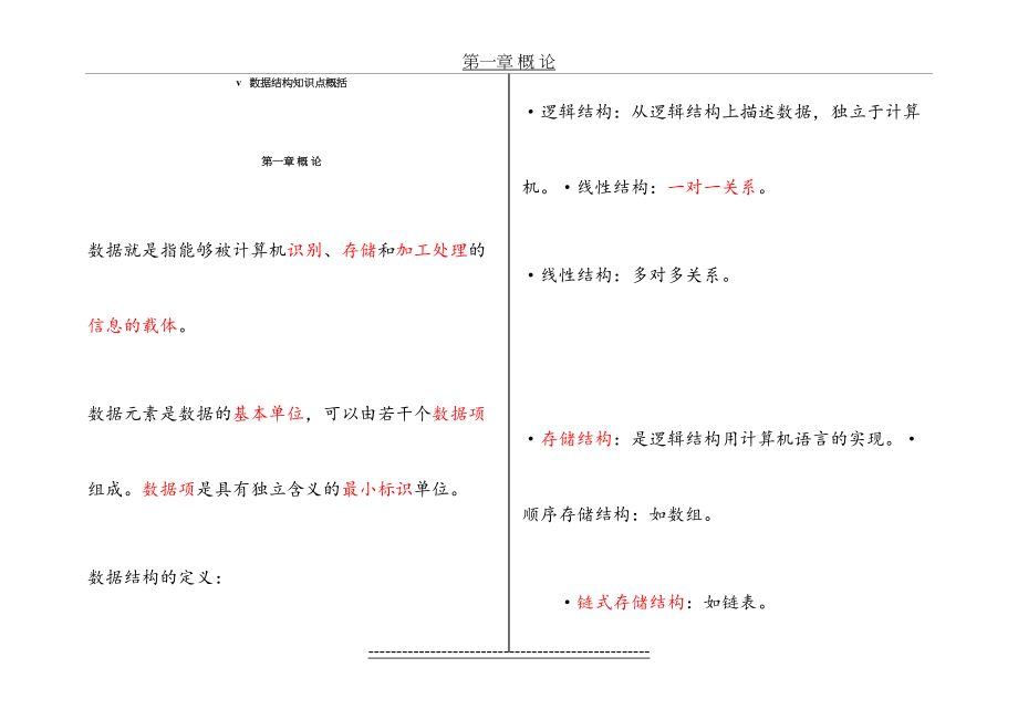 《数据结构(c语言版)》重点知识汇总.doc_第2页