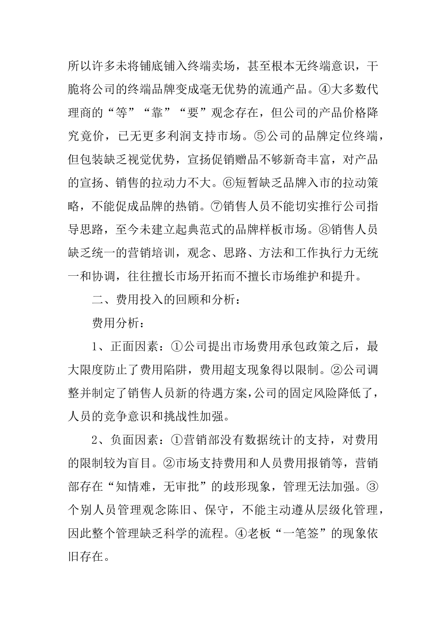 营销总监个人工作总结精编.docx_第2页