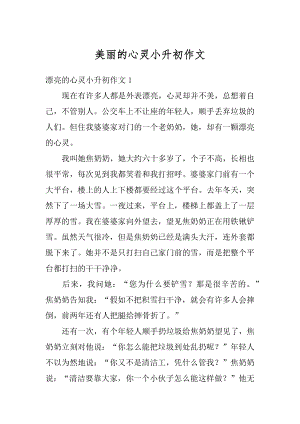 美丽的心灵小升初作文精编.docx