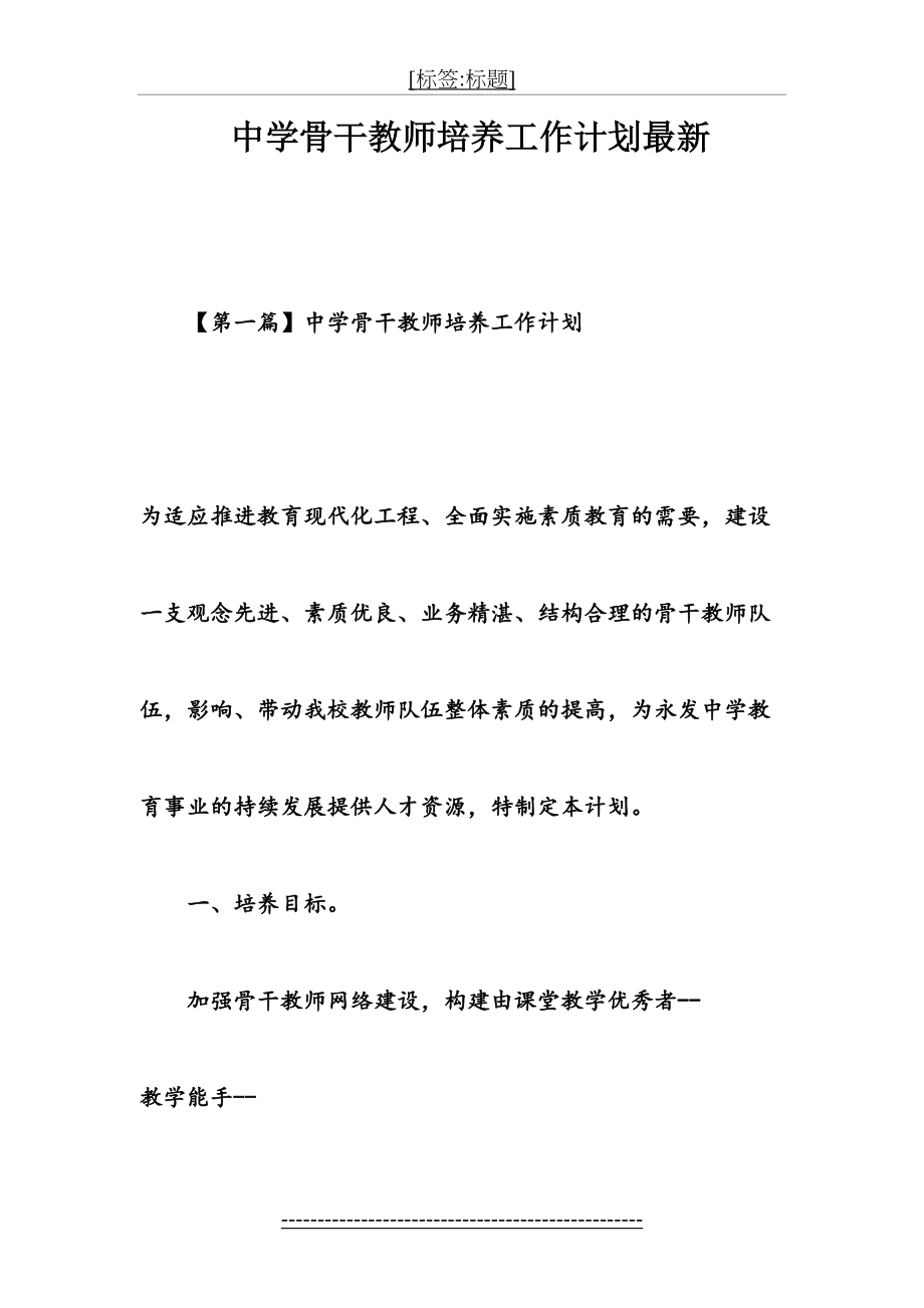 中学骨干教师培养工作计划最新.doc_第2页