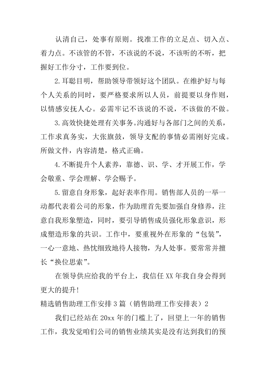 销售助理工作计划销售助理工作计划表范文.docx_第2页