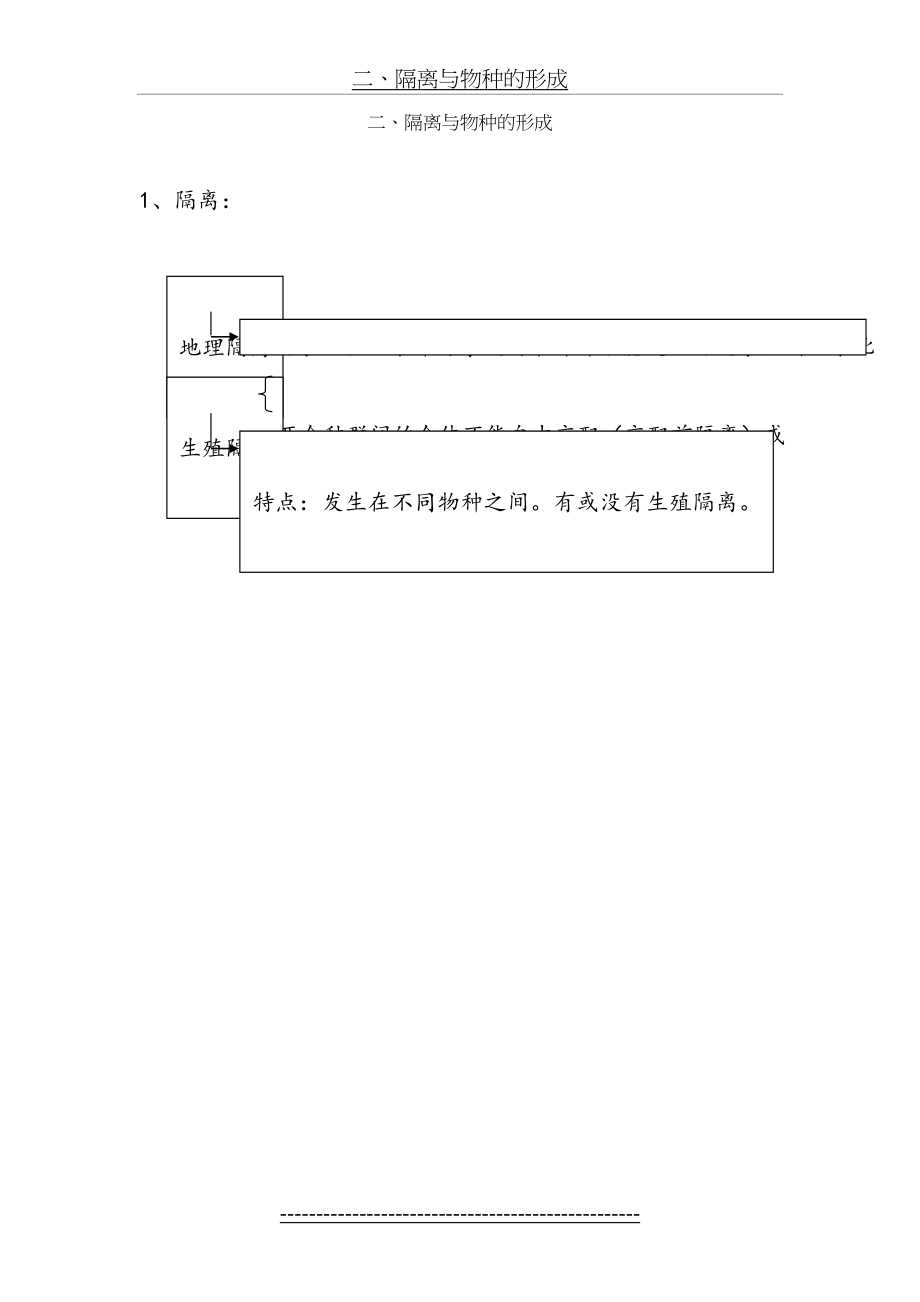 《隔离与物种的形成》学案.doc_第2页