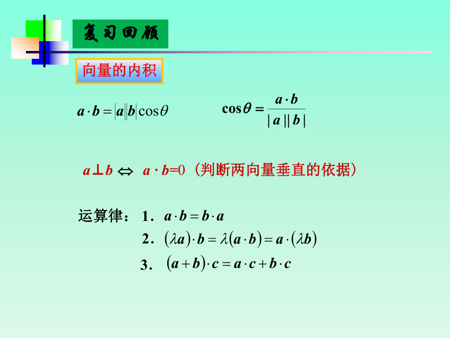 向量内积的坐标表示ppt课件.ppt_第2页