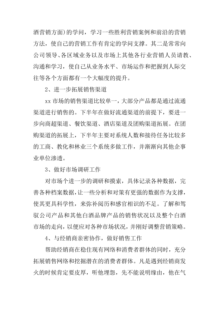 白酒销售计划范例.docx_第2页