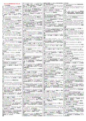 电大小企业管理期末复习题及答案参考资料参考答案【己分栏排序直接打印版.doc