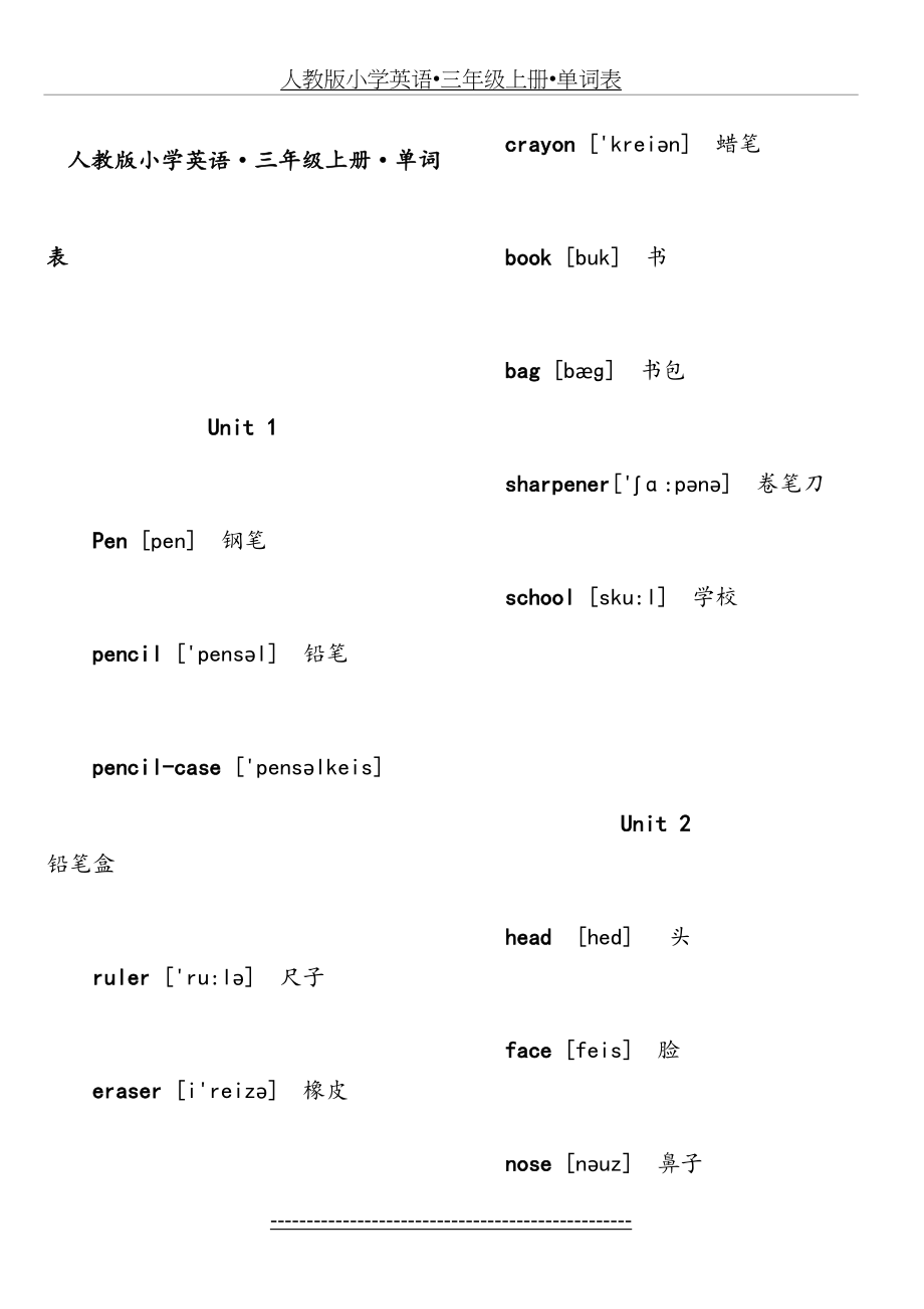 人教版(PEP)小学英语·3-6年级·单词表(带有音标)[1].doc_第2页