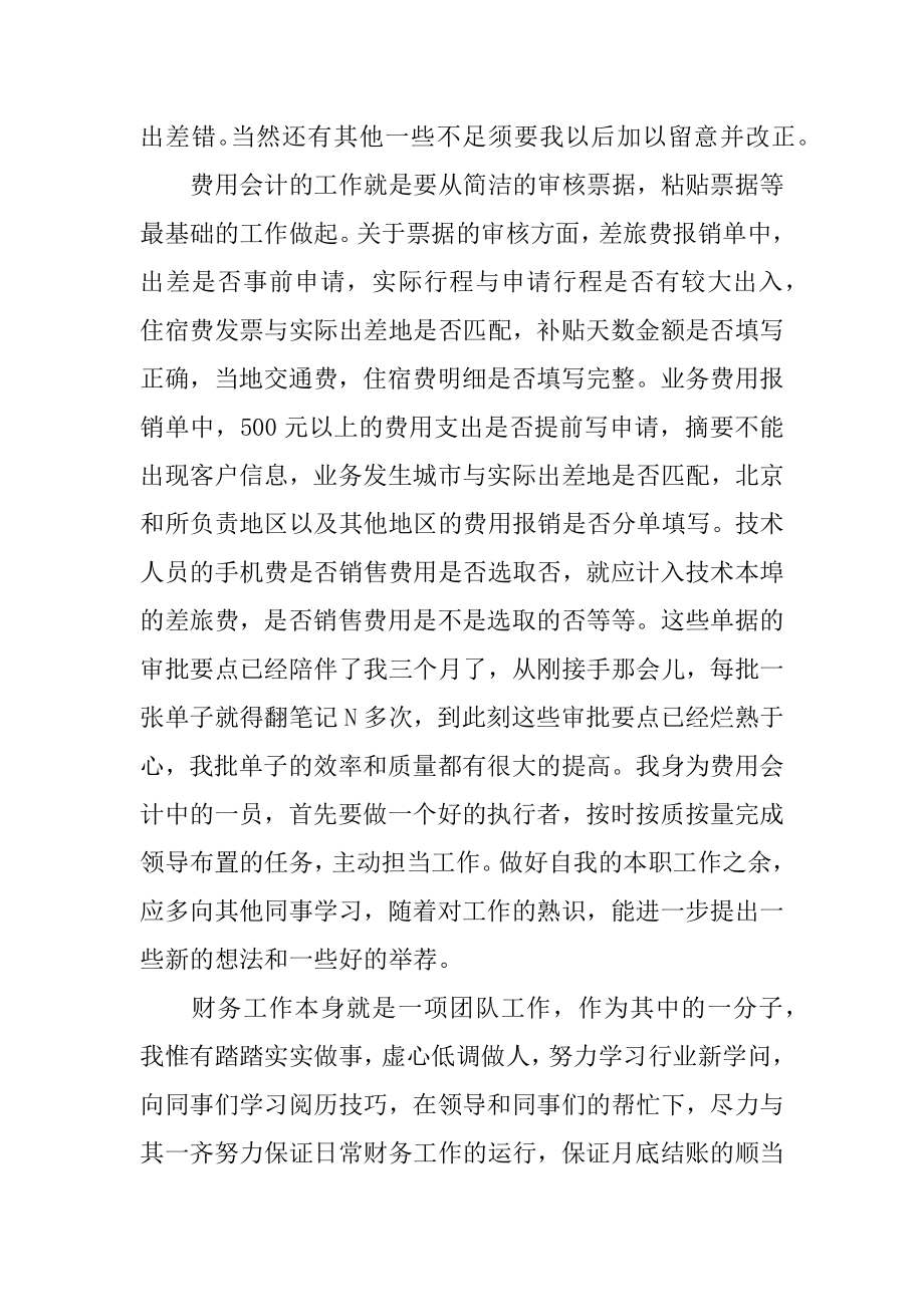 财务试用期个人工作总结精编.docx_第2页