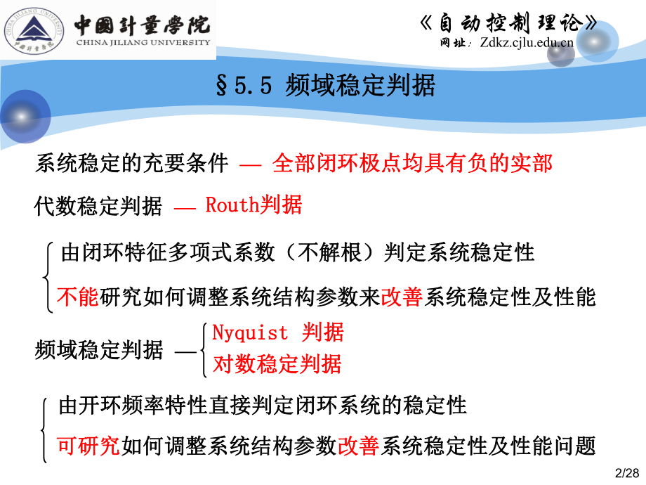 奈奎斯特稳定性判据ppt课件.ppt_第2页