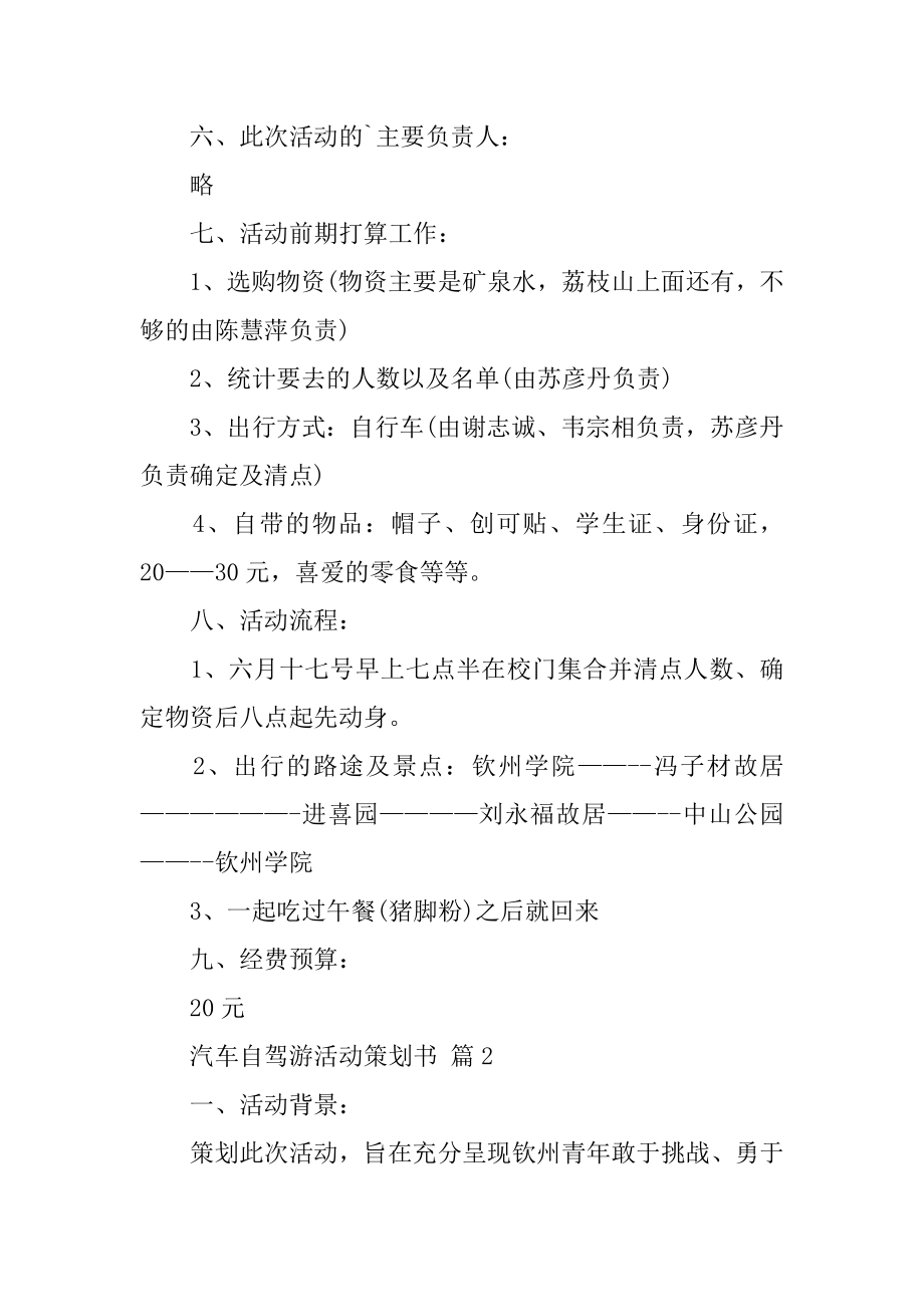 汽车自驾游活动策划书优质.docx_第2页