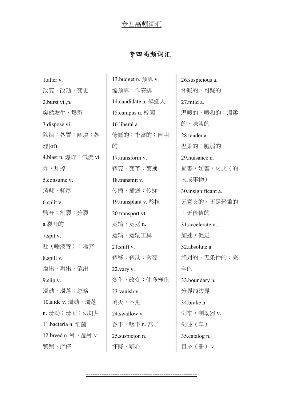 专四高频词汇与短语.doc_第2页