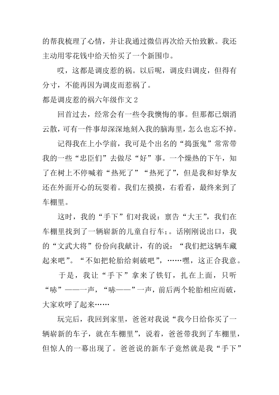 都是淘气惹的祸六年级作文精选.docx_第2页