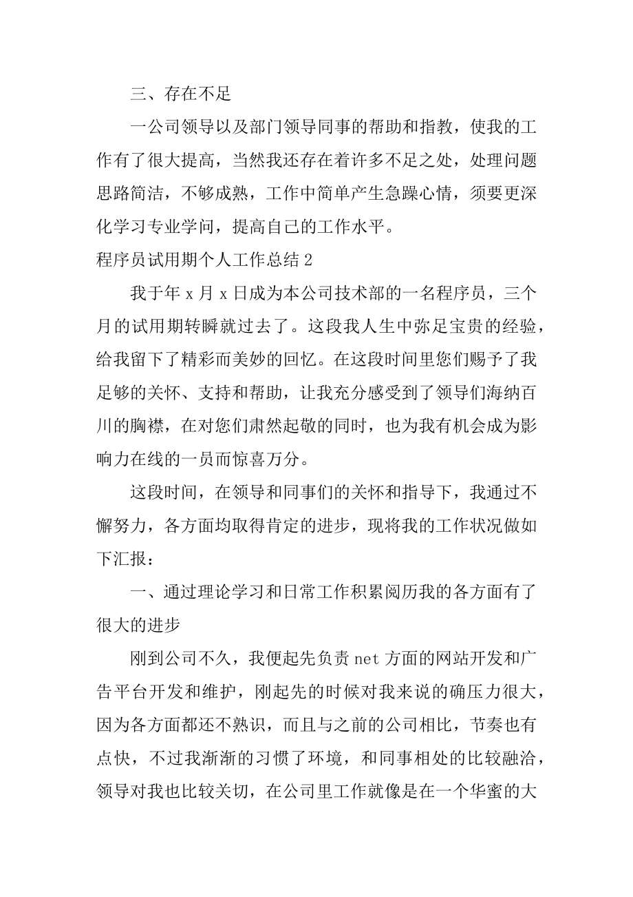 程序员试用期个人工作总结精选.docx_第2页