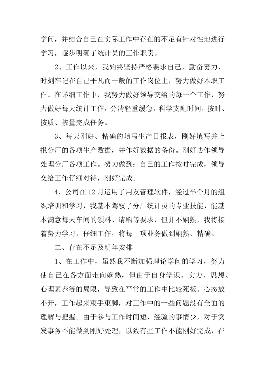 统计员年度工作总结例文.docx_第2页