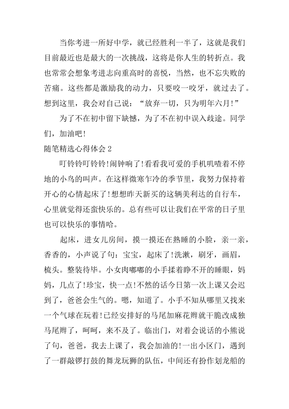 随笔心得体会精选.docx_第2页