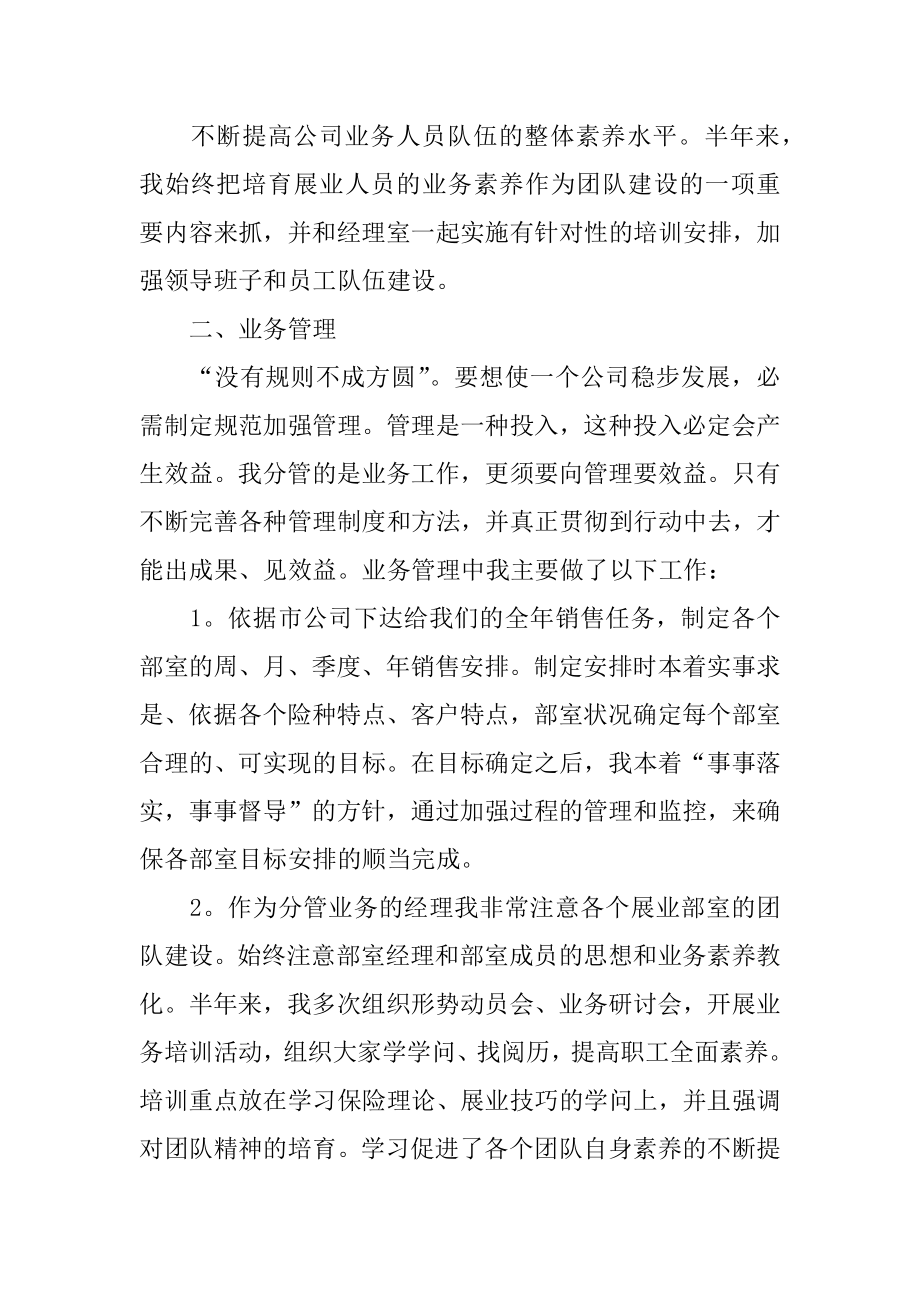 业务员上半年个人工作总结范例.docx_第2页