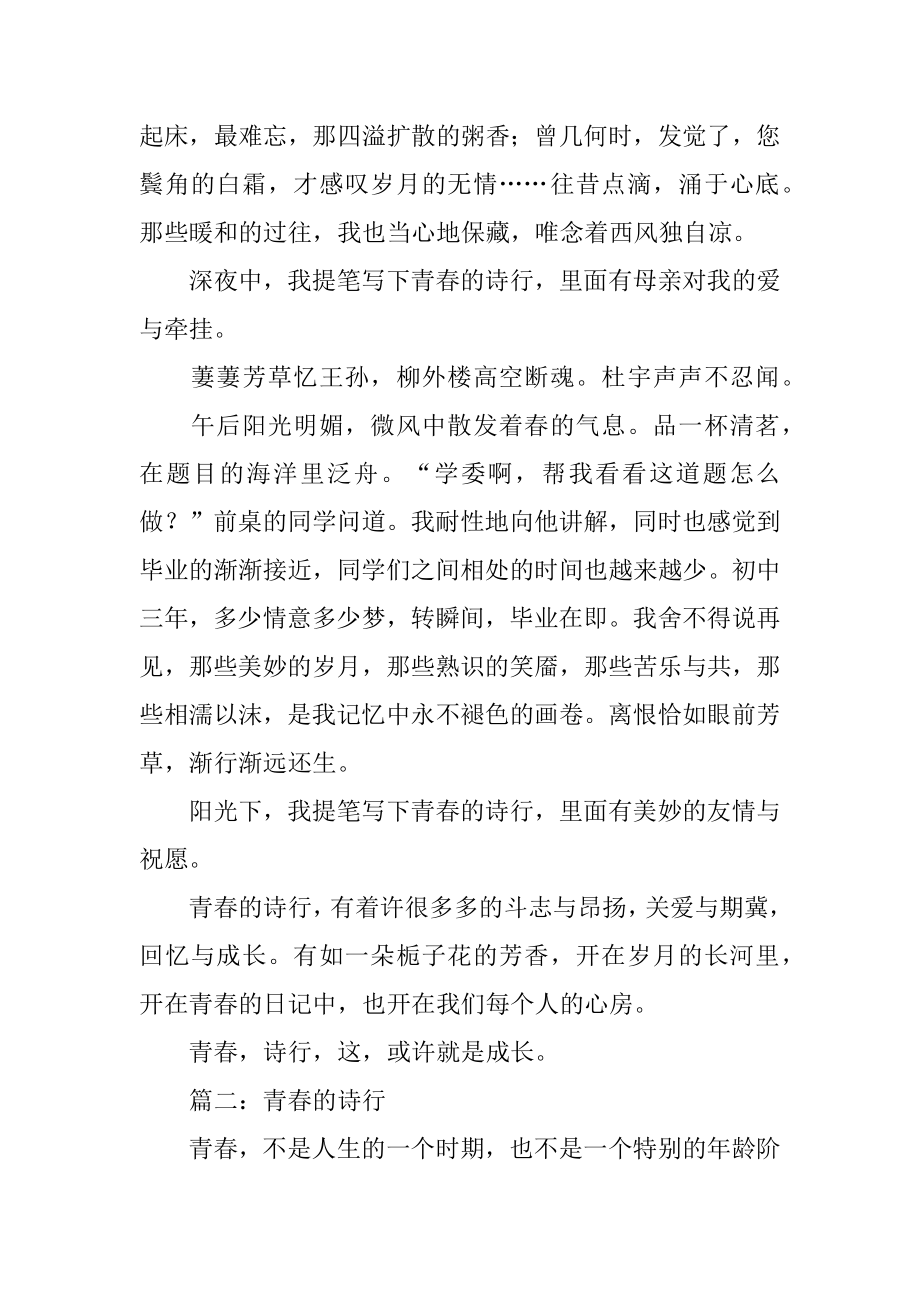 青春的诗行作文汇总.docx_第2页