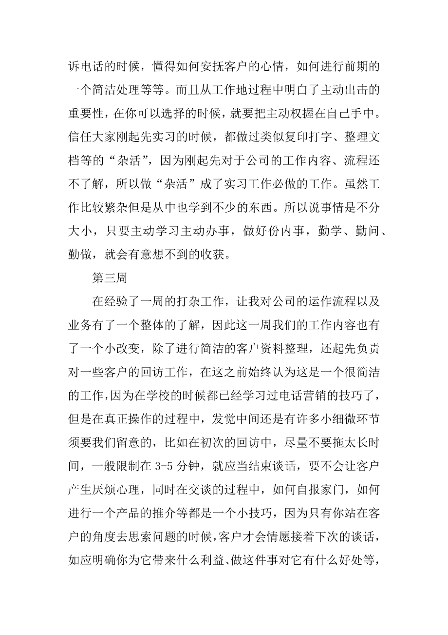 顶岗实习产品销售周记精品.docx_第2页