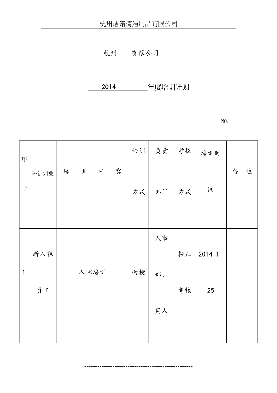 全年培训计划--ISO.doc_第2页