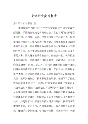 会计毕业实习报告例文.docx