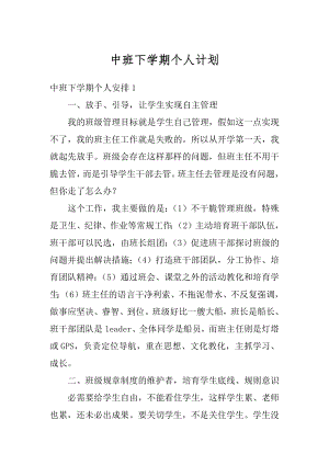 中班下学期个人计划例文.docx