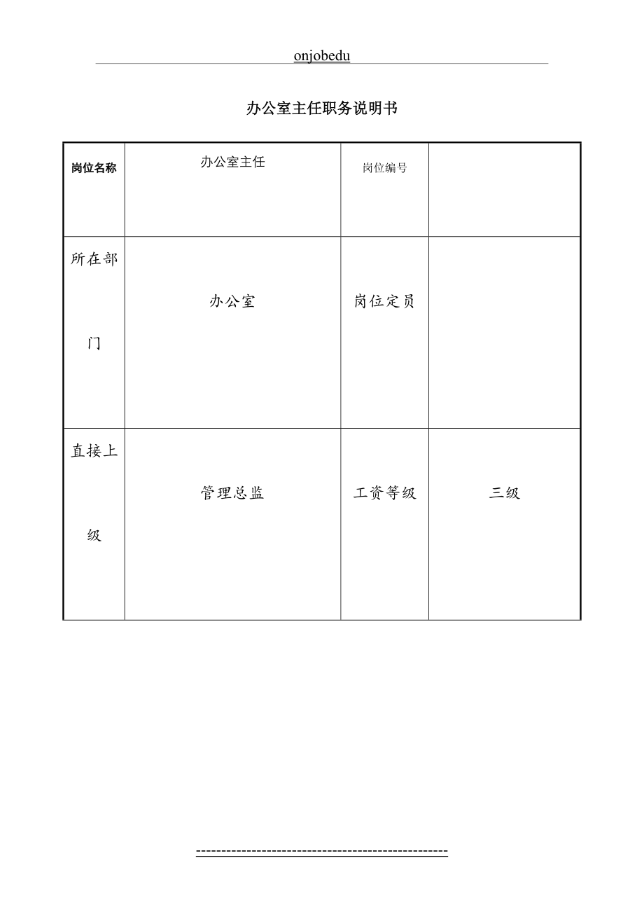 企业岗位说明书范本.doc_第2页